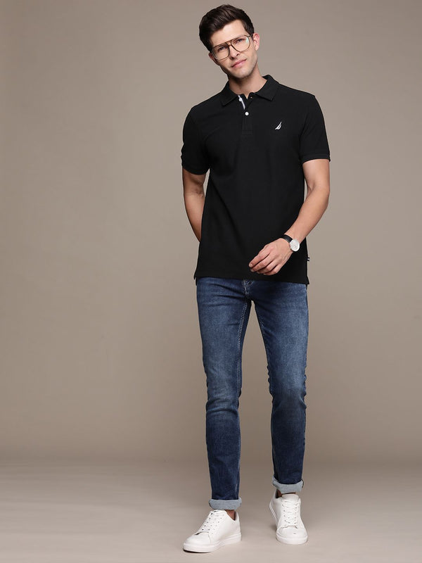 Men's Regular Fit Cotton Polo Collar Tee